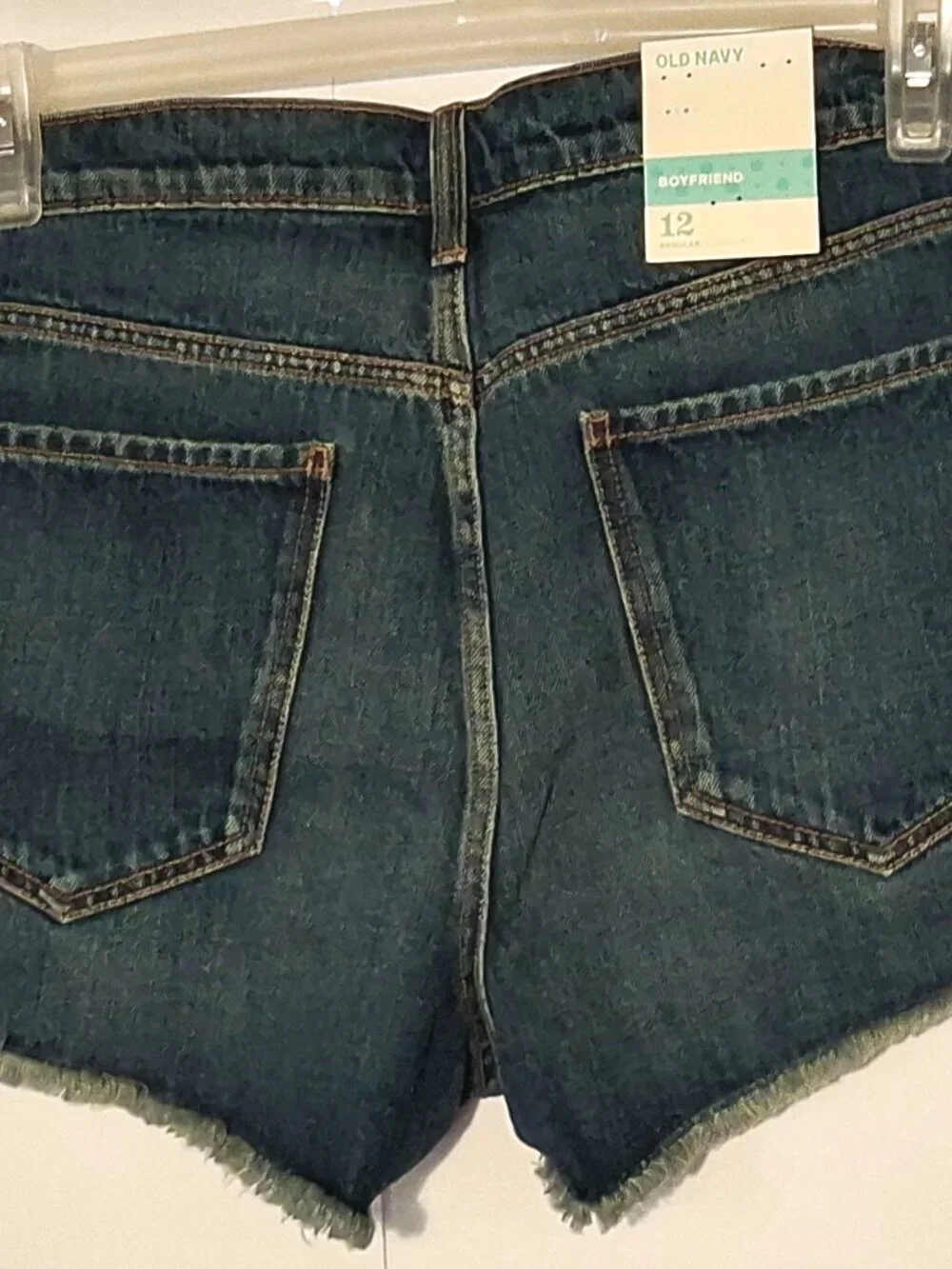 Women's Old Navy Boyfriend Dark Wash Denim Jean Shorts